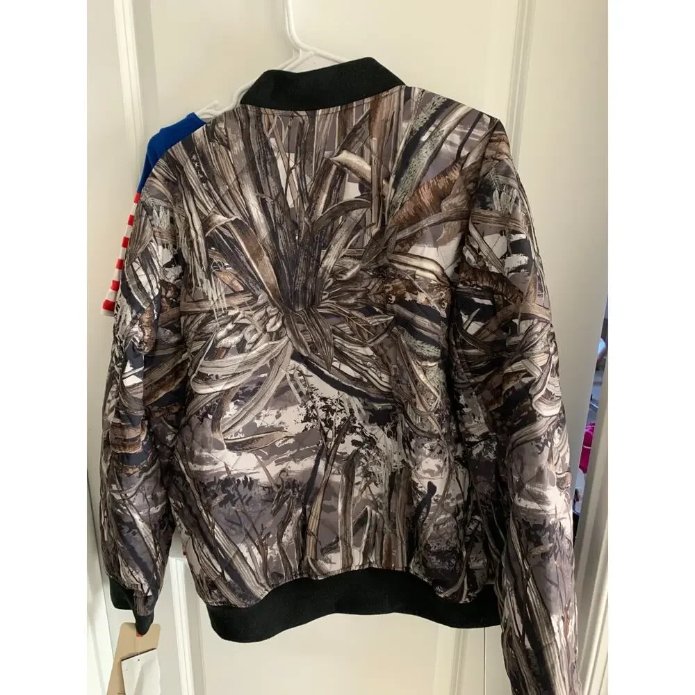 Levis Men's Quilted Bomber Jacket Camoflauge Lightweight Insulation Large $225